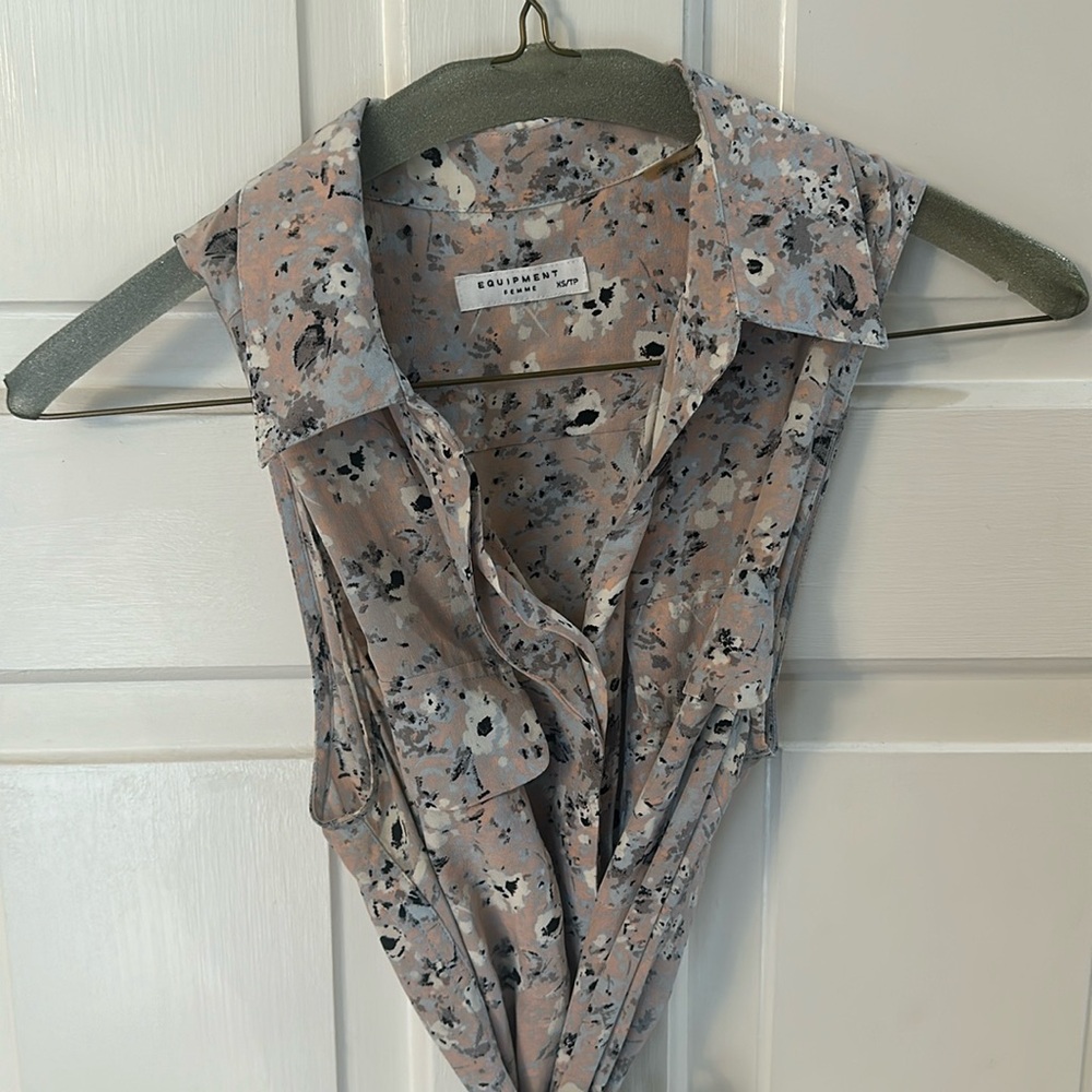 Equipment shirt dress. Xs.